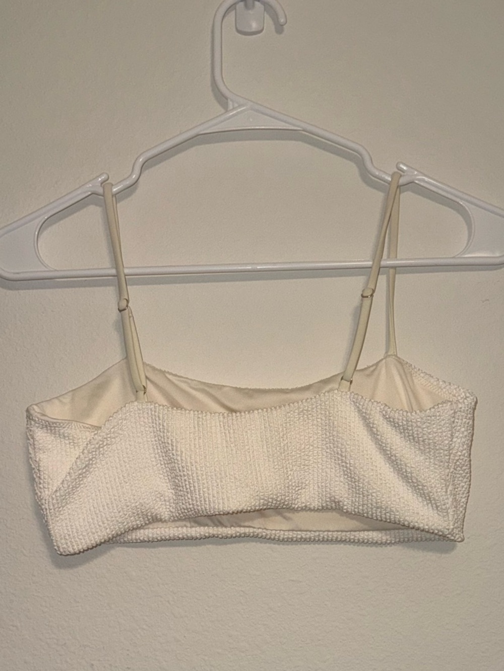 Show Me Your MUMU Destin Swim Top Ivory Scrunch - Picture 4 of 4